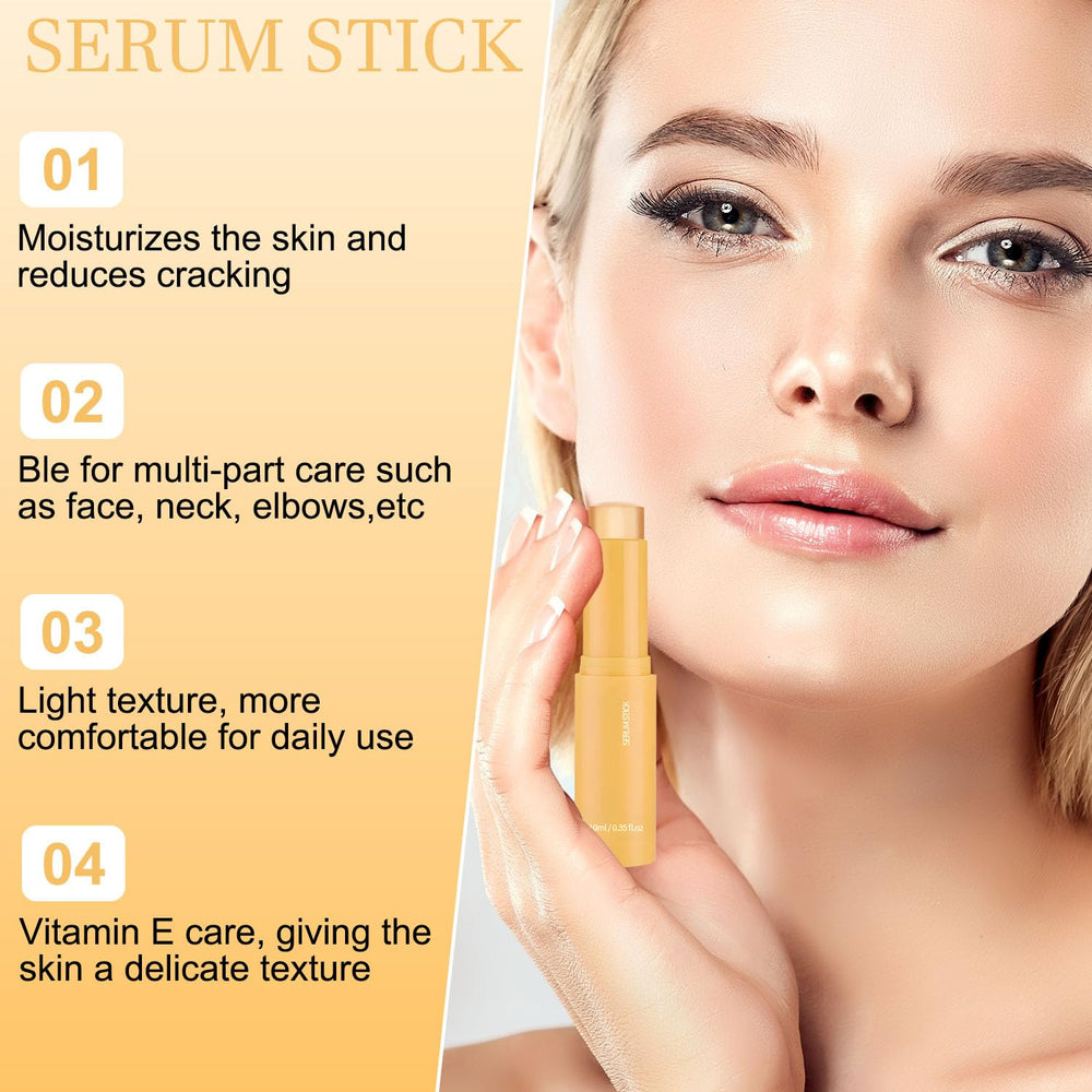 YIVANNUO stick applied under eye demonstrating smoothing benefit
