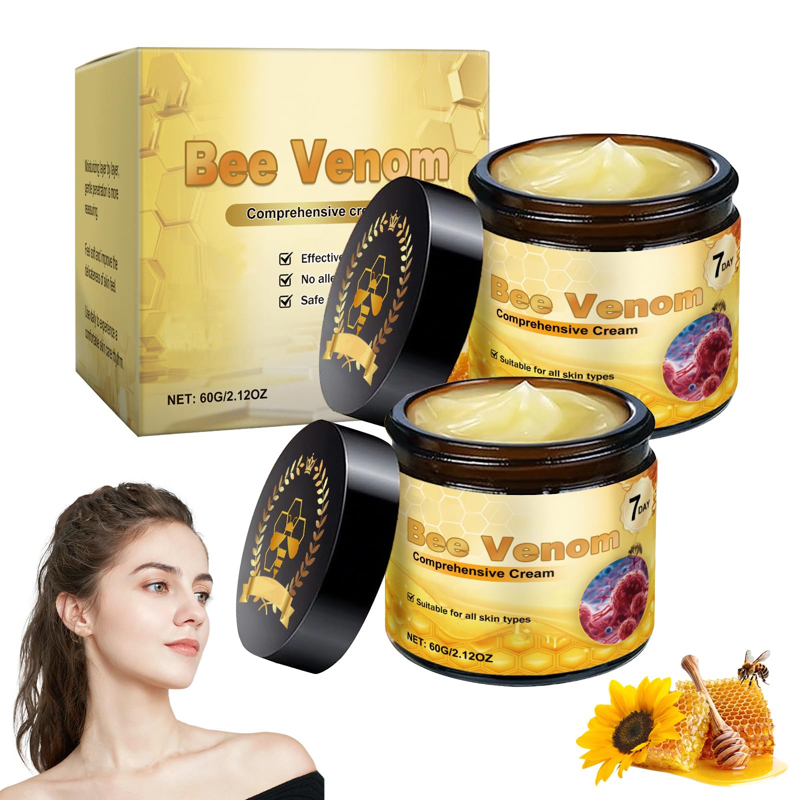 YIVANNUO jar front packaging showing product and benefits