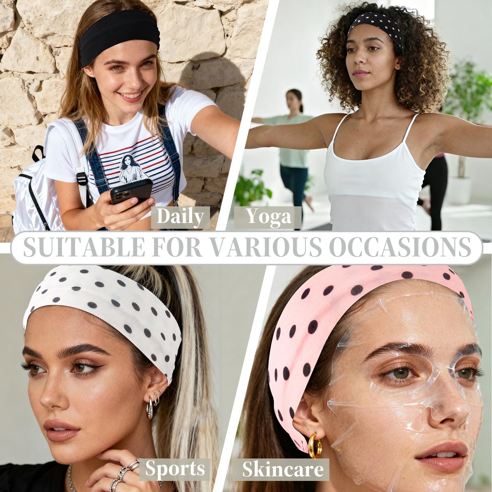 Yiwafu headband packaging and label indicating durable quality