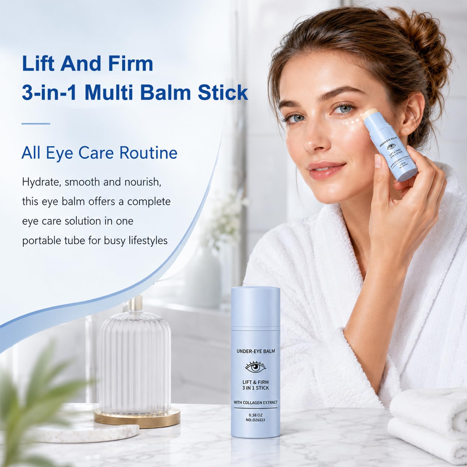 YJW open stick revealing smooth balm texture for fast-absorbing hydration
