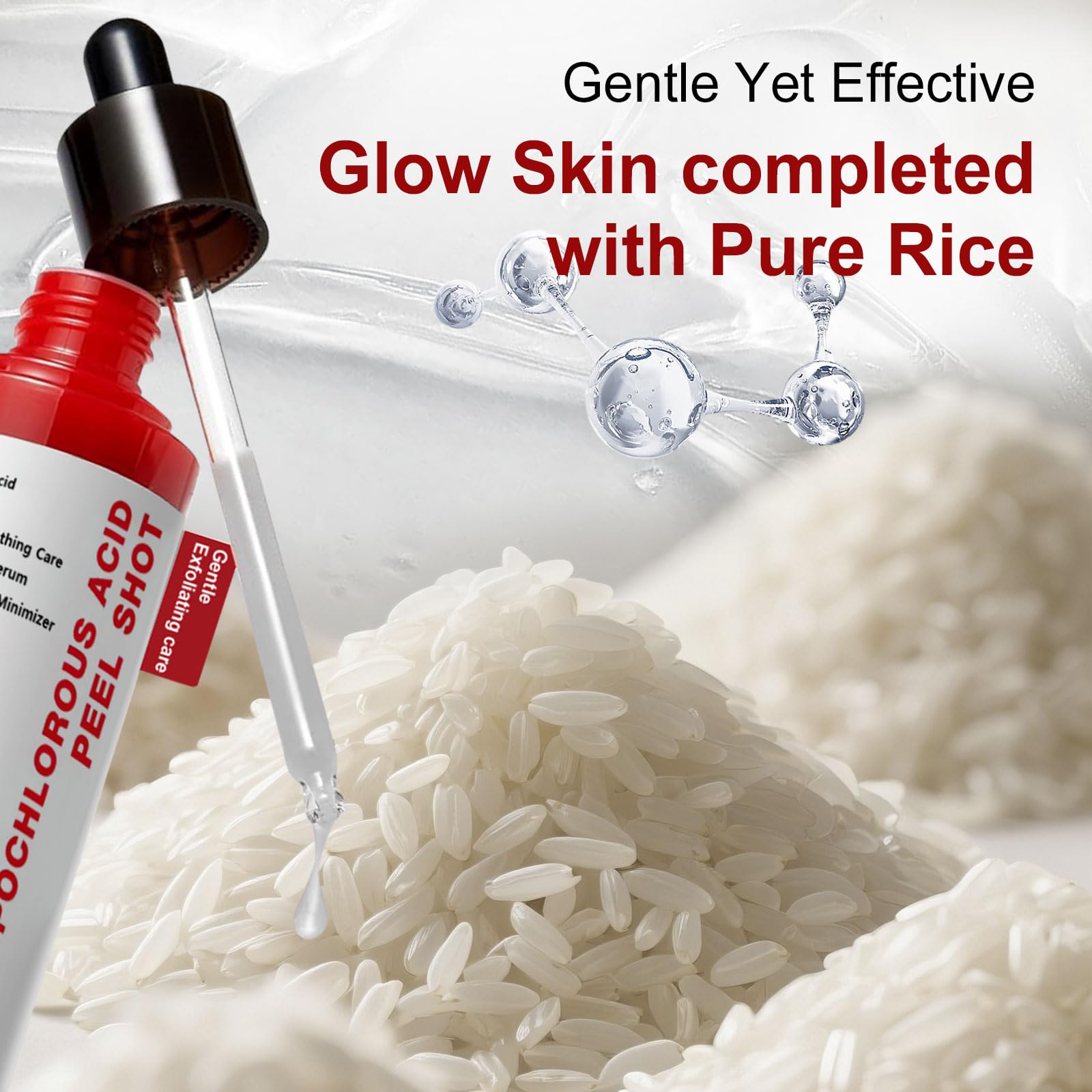 YKJHCSL close-up of serum texture emphasizing lightweight absorption benefit