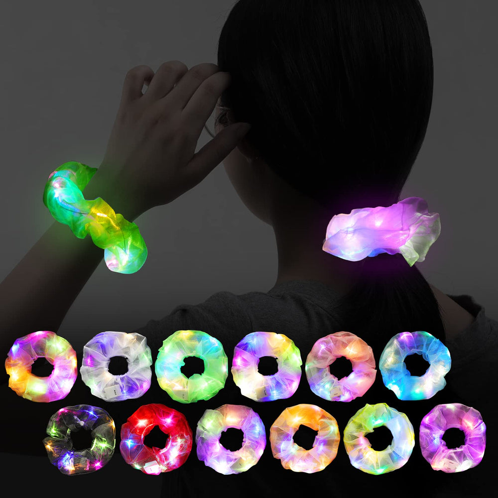 YL Mainland scrunchie worn in ponytail, secure hold without creases