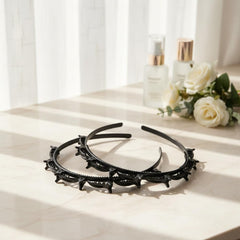 YLiiii two-piece set laid flat showing matching clips for versatile styling