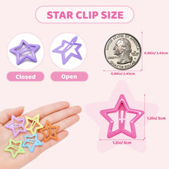 YLMUSU star clip securing bangs for a neat, stylish hold