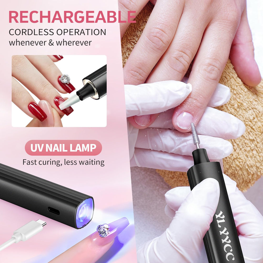 YLYYCC UV lamp curing gel nails quickly for faster finish times