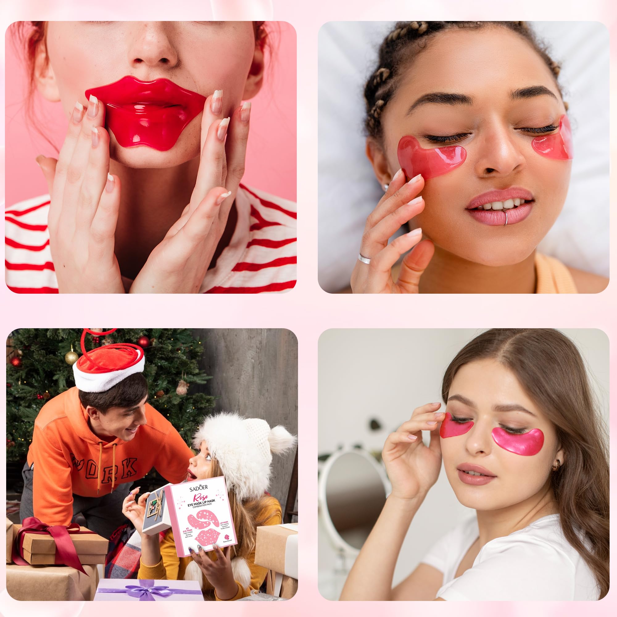 YMEYFAN model applying under eye patch for quick de-puffing boost