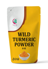 YOGI’S GIFT front packaging showing wild turmeric jar and clear labeling, promotes confident purchase