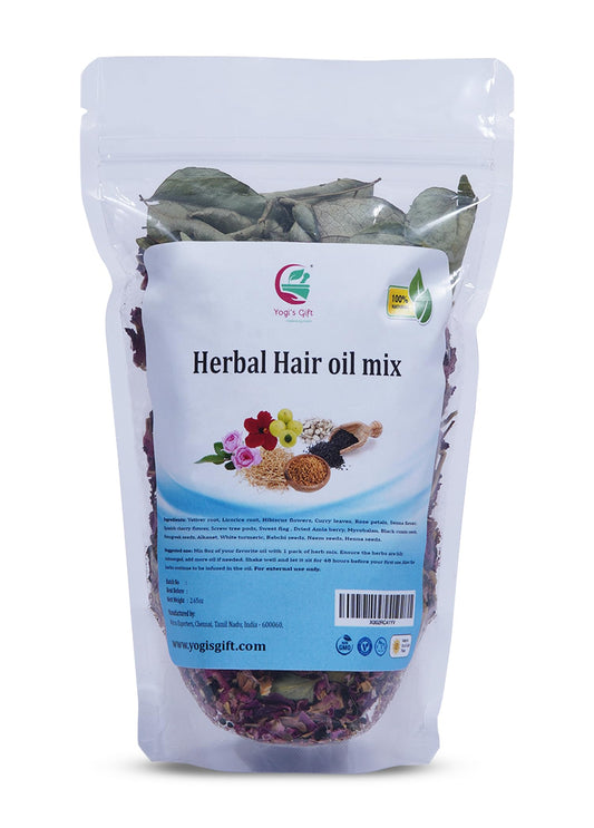YOGI’S GIFT front pack view showing the 18-herb mix and clear labeling for easy selection