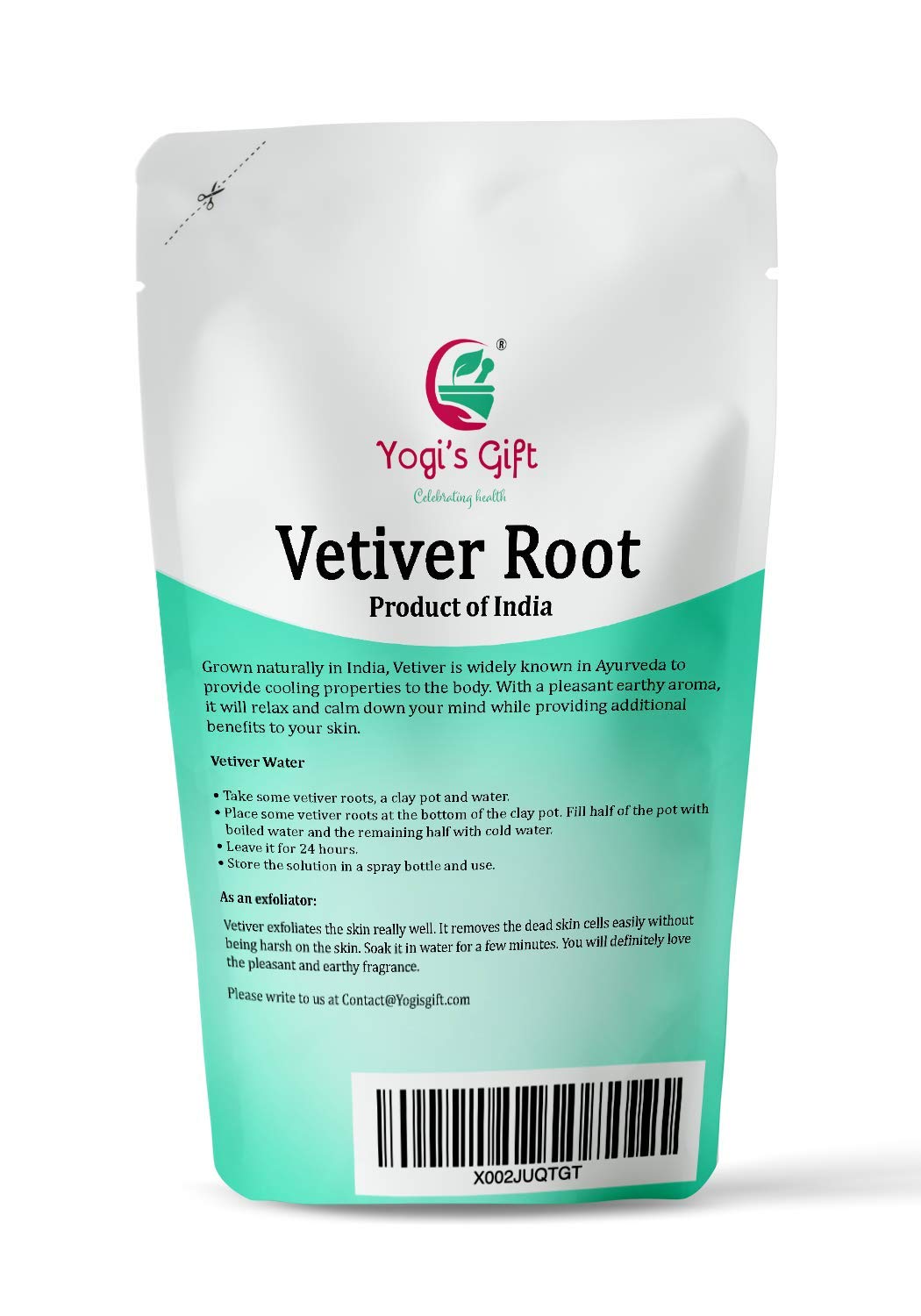 YOGI’S GIFT close-up of vetiver root texture highlighting fresh earthy aroma benefits