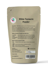 YOGI’S GIFT close-up of white turmeric powder texture illustrating fine grind