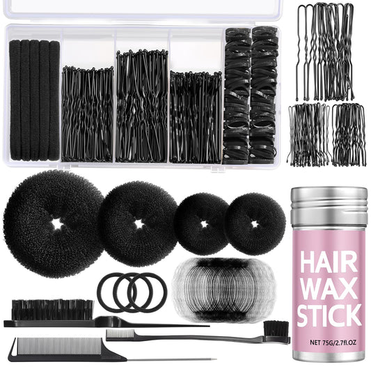 Yogode front packaging showing full bun maker kit and complete contents for styling