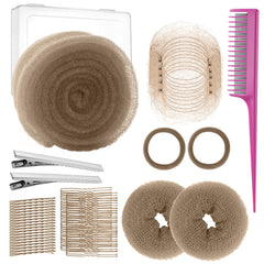 Yogode kit front view showing complete updo accessories and organized layout
