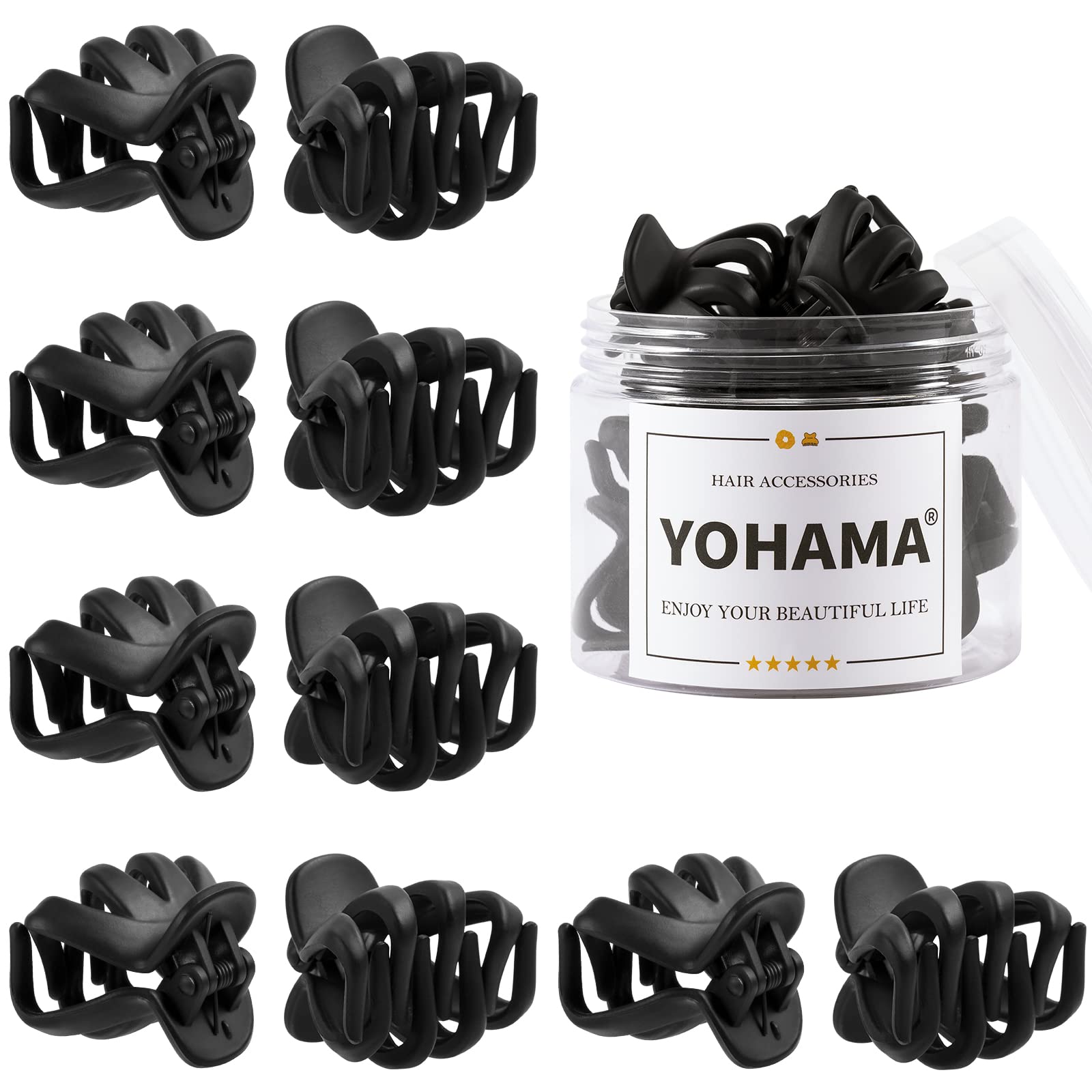 YOHAMA front packaging box showing ten clips and protected delivery benefit