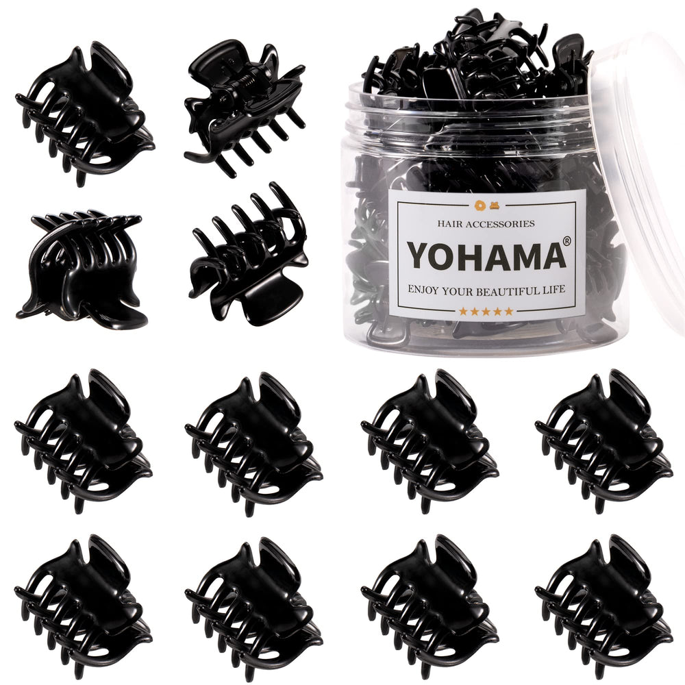 YOHAMA front packaging showing 12 mini clips and neat box, convenient storage benefit