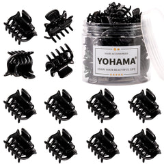 YOHAMA front packaging showing 12 mini clips and neat box, convenient storage benefit