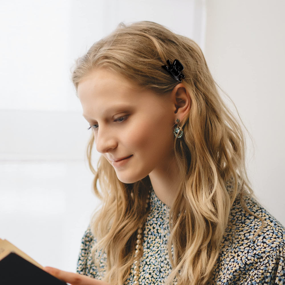 YOHAMA clip used in a child’s hairstyle, decorative look with secure hold