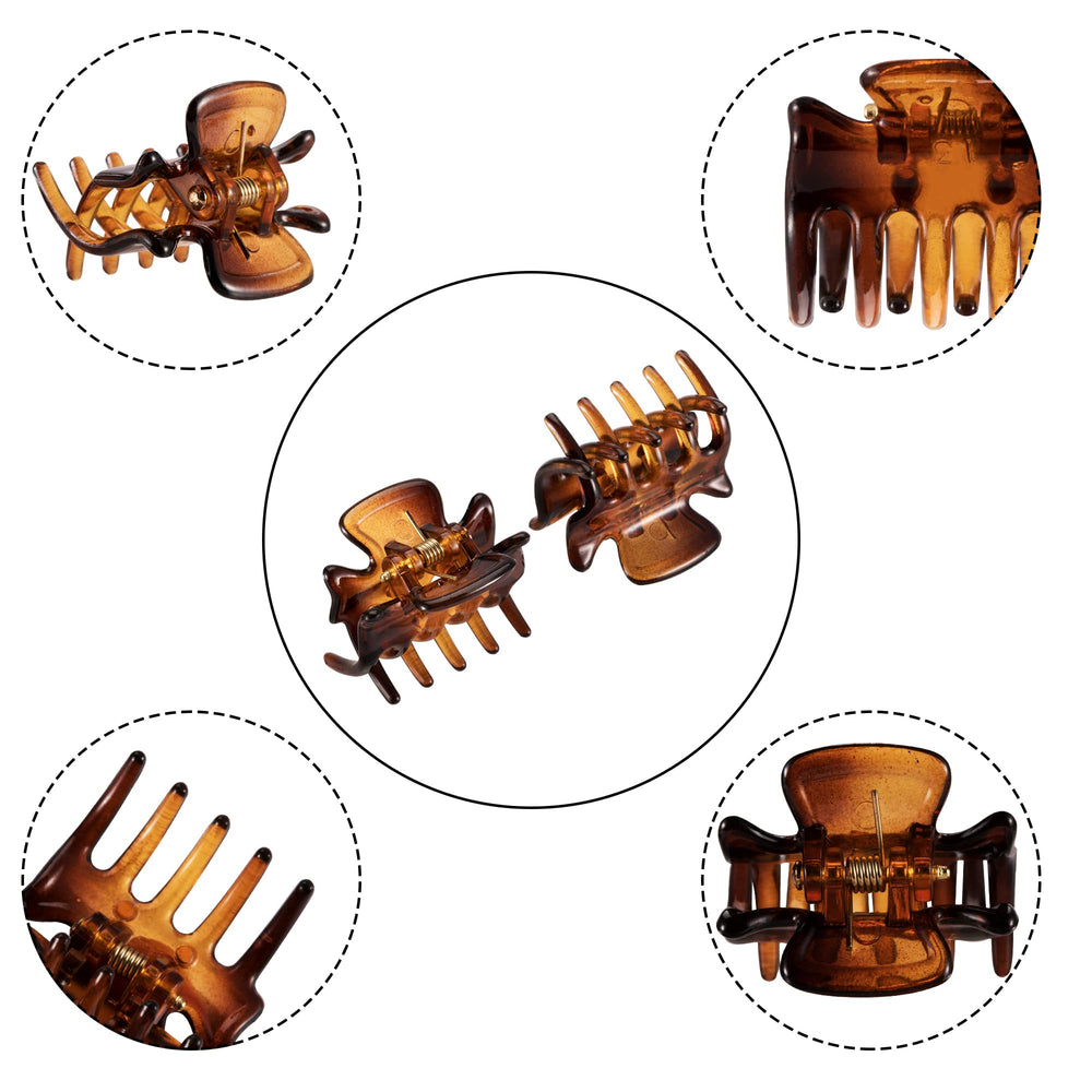 YOHAMA detailed view of clip teeth and plastic texture, illustrating non-slip grip benefit
