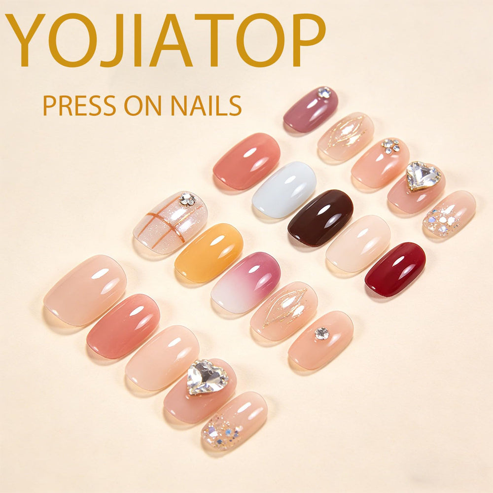YOJIATOP lifestyle shot with summer outfit showcasing finished manicure impact