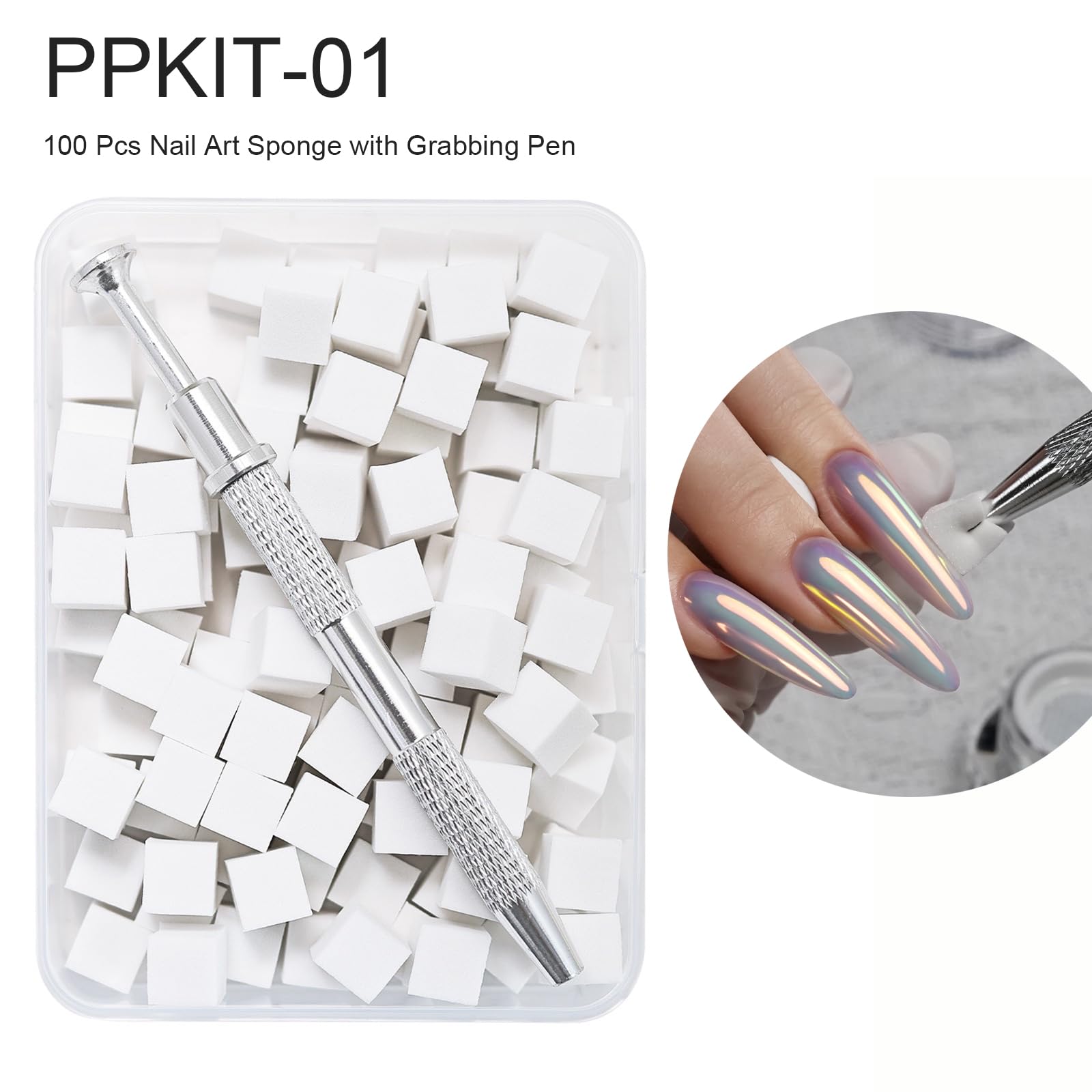 YOKE FELLOW grabbing pen holding sponge for precise placement and mess reduction