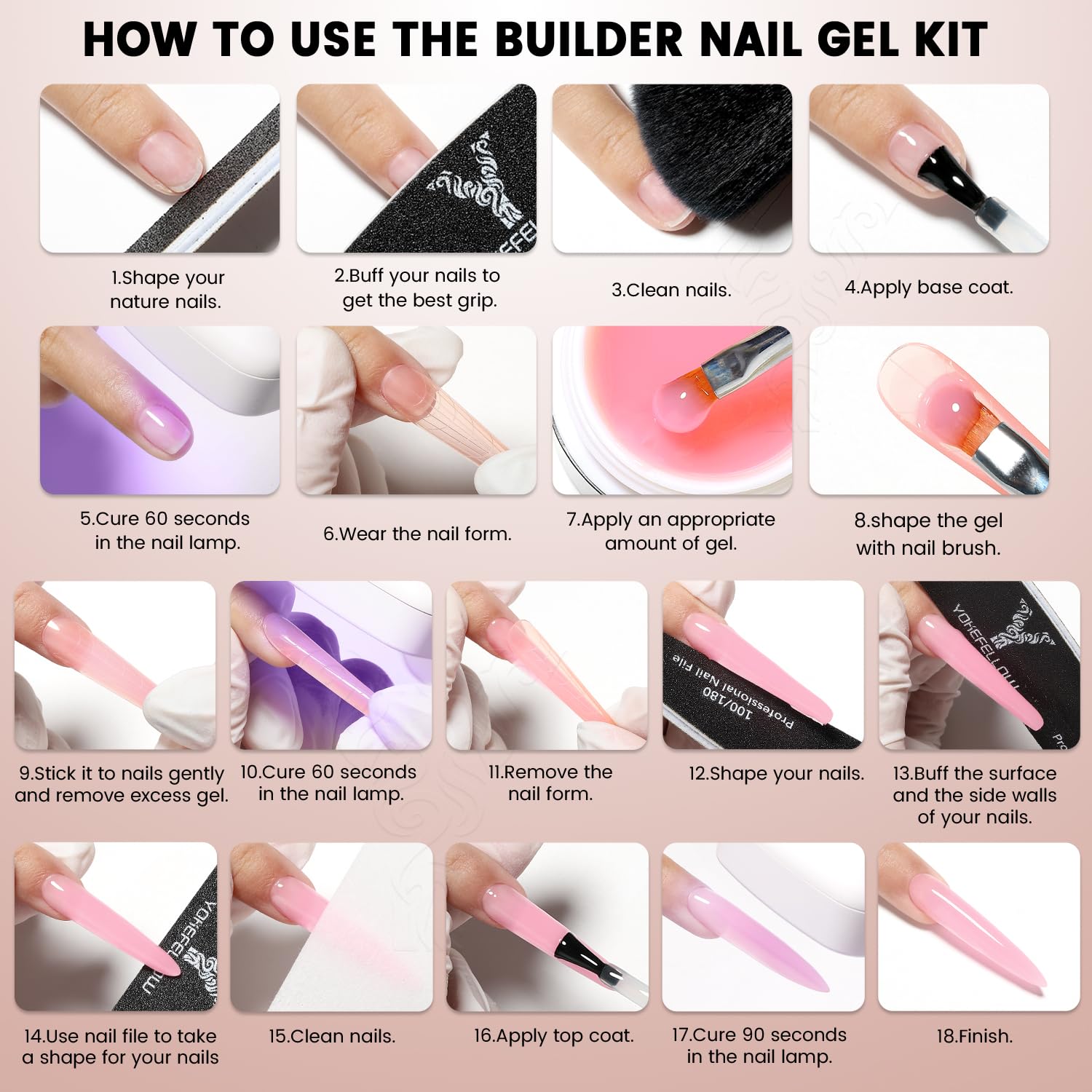 YOKE FELLOW home manicure setup illustrating easy at-home salon convenience