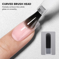 YOKE FELLOW size comparison in hand showing 15ml capacity for multiple manicures