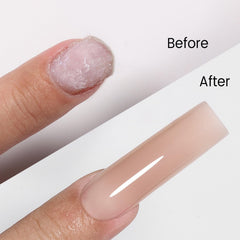 YOKE FELLOW gel texture close-up highlighting self-leveling for smoother shaping
