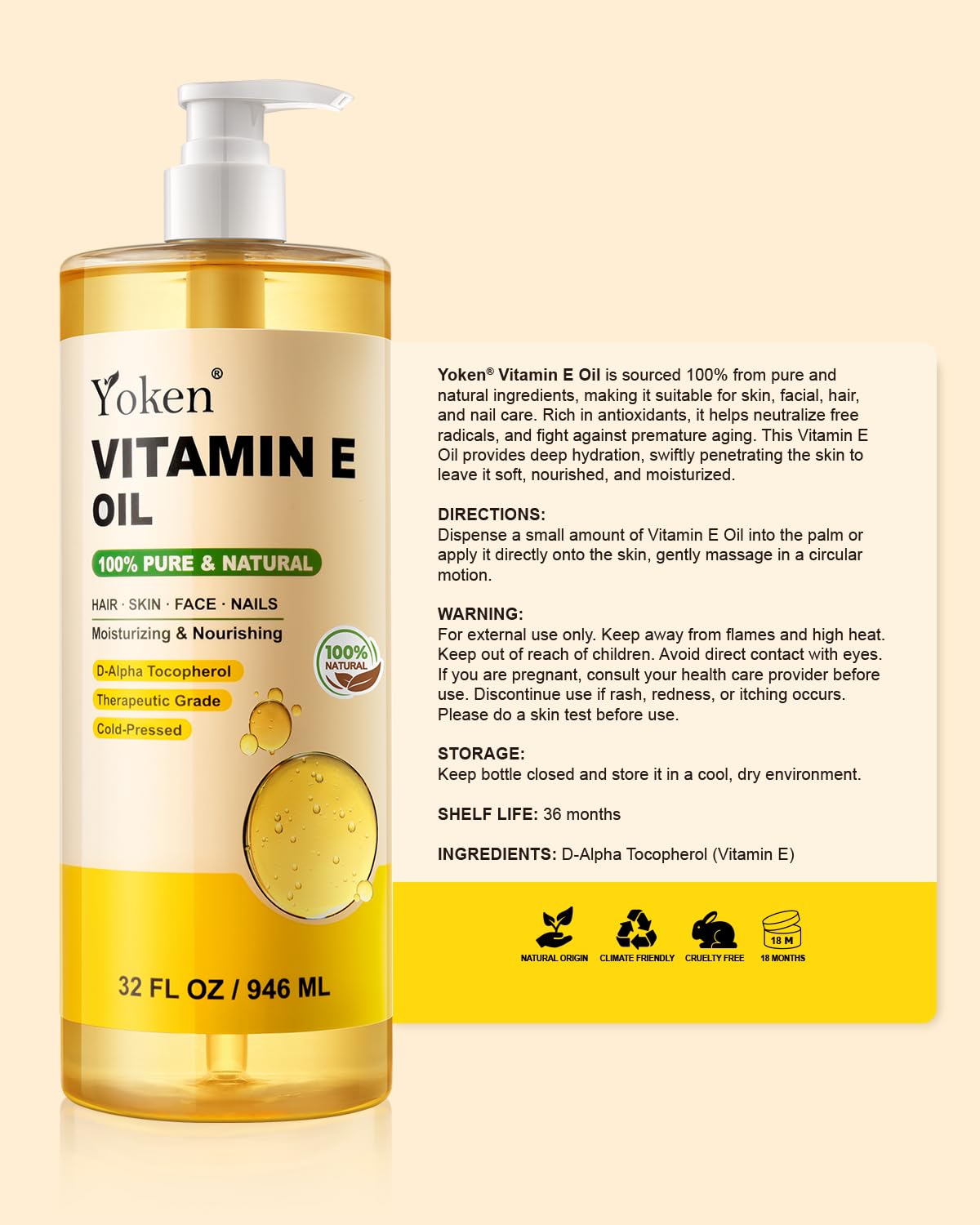 Yoken oil in bathroom setting suggesting daily post-shower moisturizing