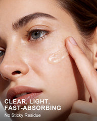 Yoken used on hair to show lightweight hydration and reduced frizz