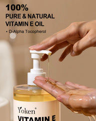 Yoken oil smooth texture close-up demonstrating silky glide