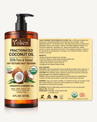 Yoken bottle beside common items to show 8oz size and portability benefit