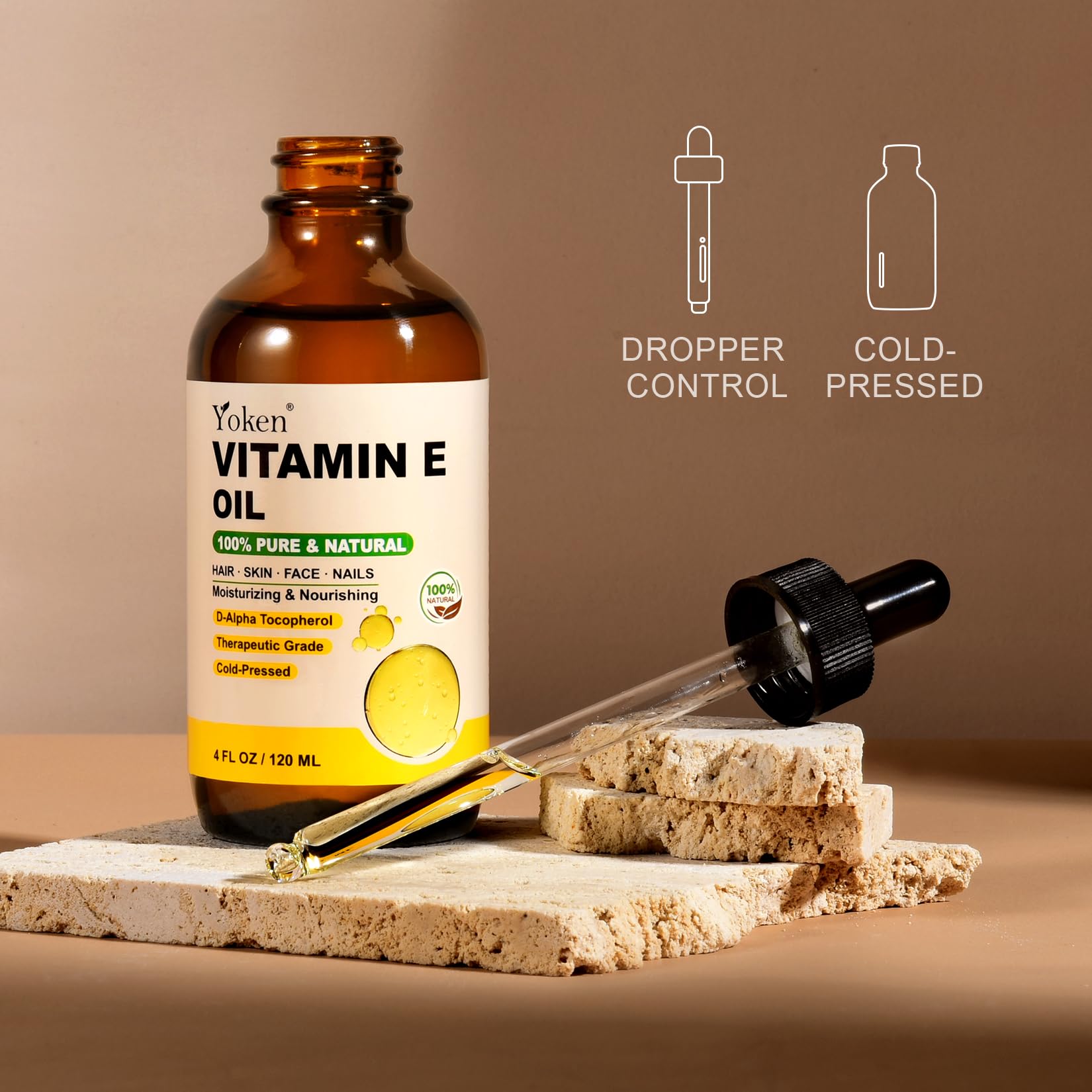 Yoken oil used during massage to hydrate skin and improve softness