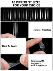 Yokilly tips with acrylic overlay example illustrating seamless application and durable finish
