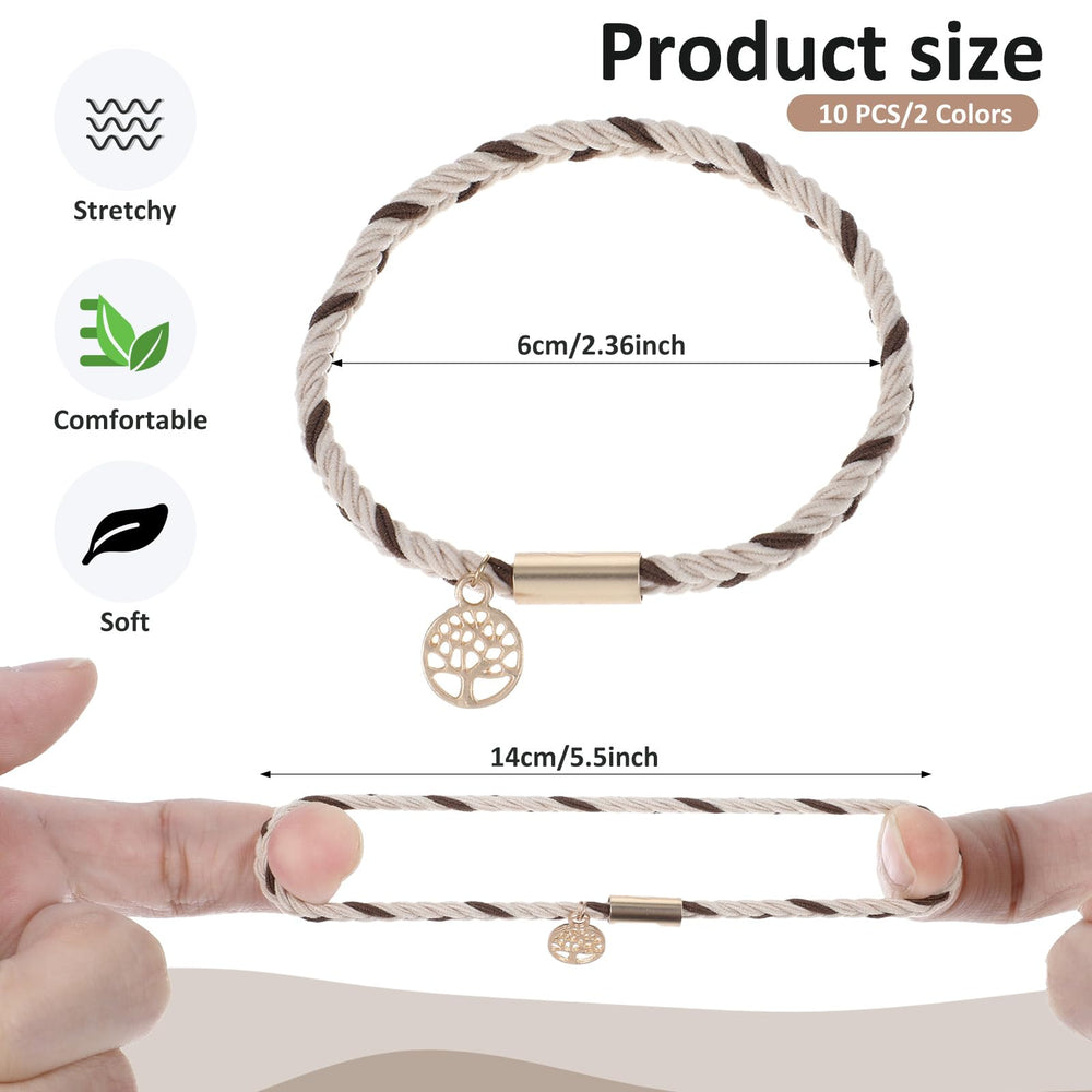 Yolev close-up braided texture detail highlighting soft nylon weave and gentle grip benefit