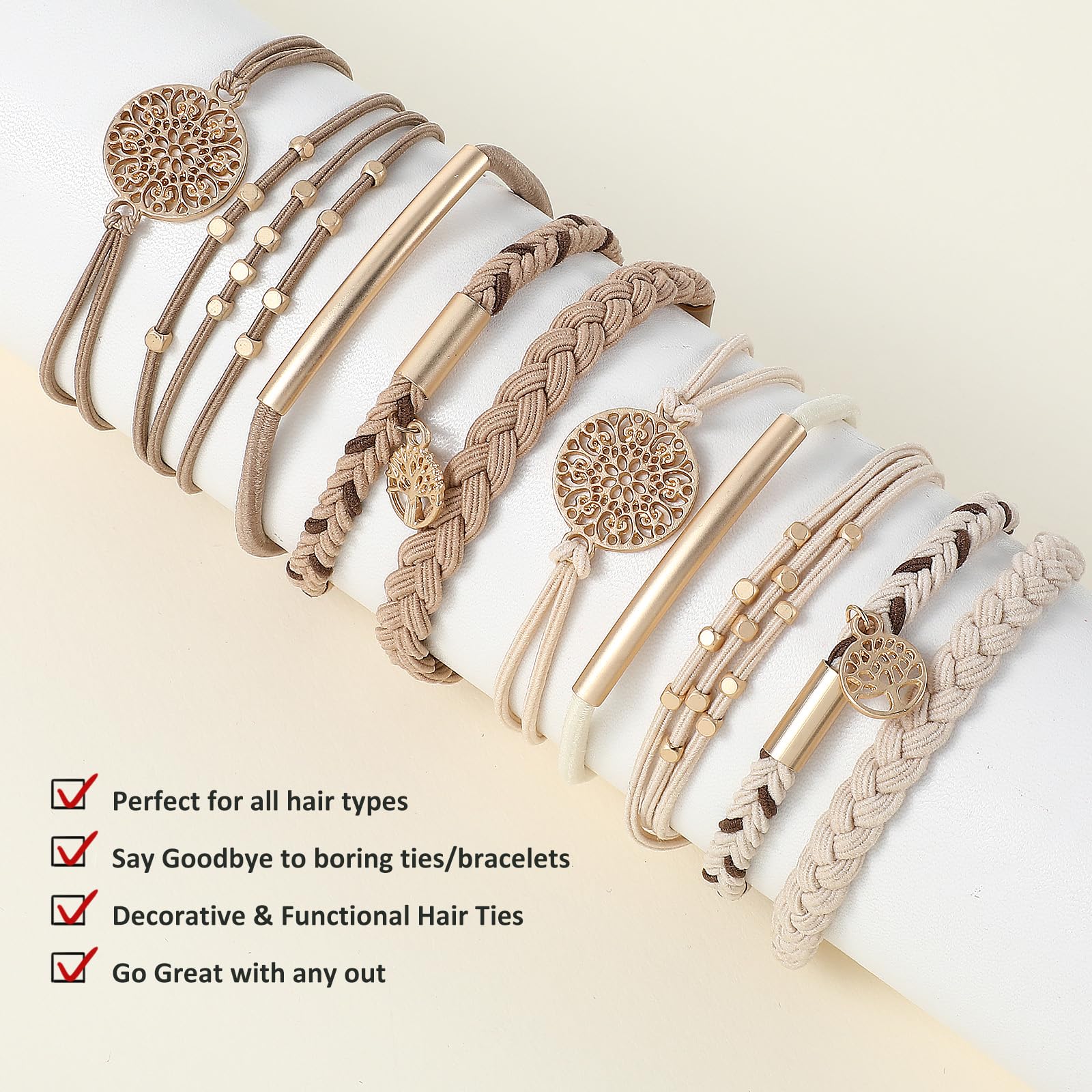 Yolev worn on wrist as bracelet showing stylish boho look and easy-access benefit