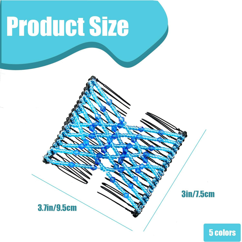 YOLLVKOT elastic band and beads detail conveying flexible secure hold