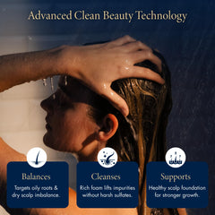 YOLU label highlighting Alpine Willow Extract and clean-beauty ingredients