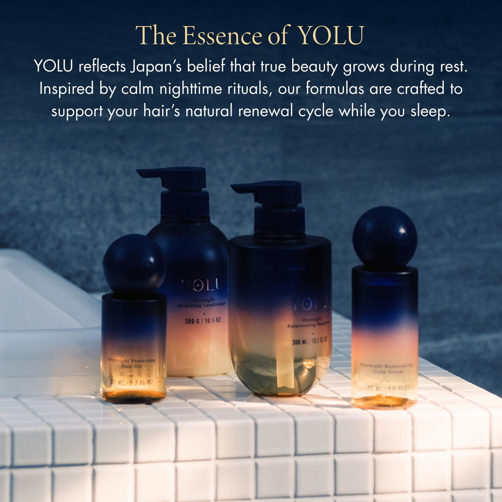 YOLU rosemary and alpine willow botanicals emphasizing clean-sourcing benefit