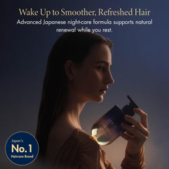 YOLU shampoo in hand demonstrating easy application and scalp-friendly formula