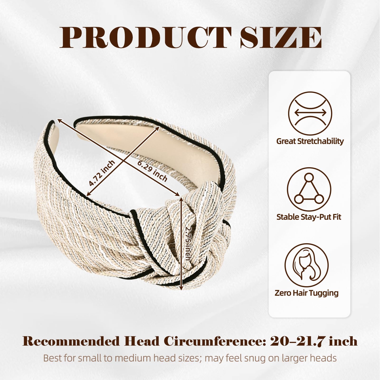 Yonchic close-up knot detail highlighting soft texture and durable stitching