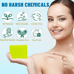 yoniagood man using soap in shower illustrating daily face and body use