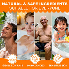 yoniagood soap on shower shelf in bathroom lifestyle suggesting daily convenience