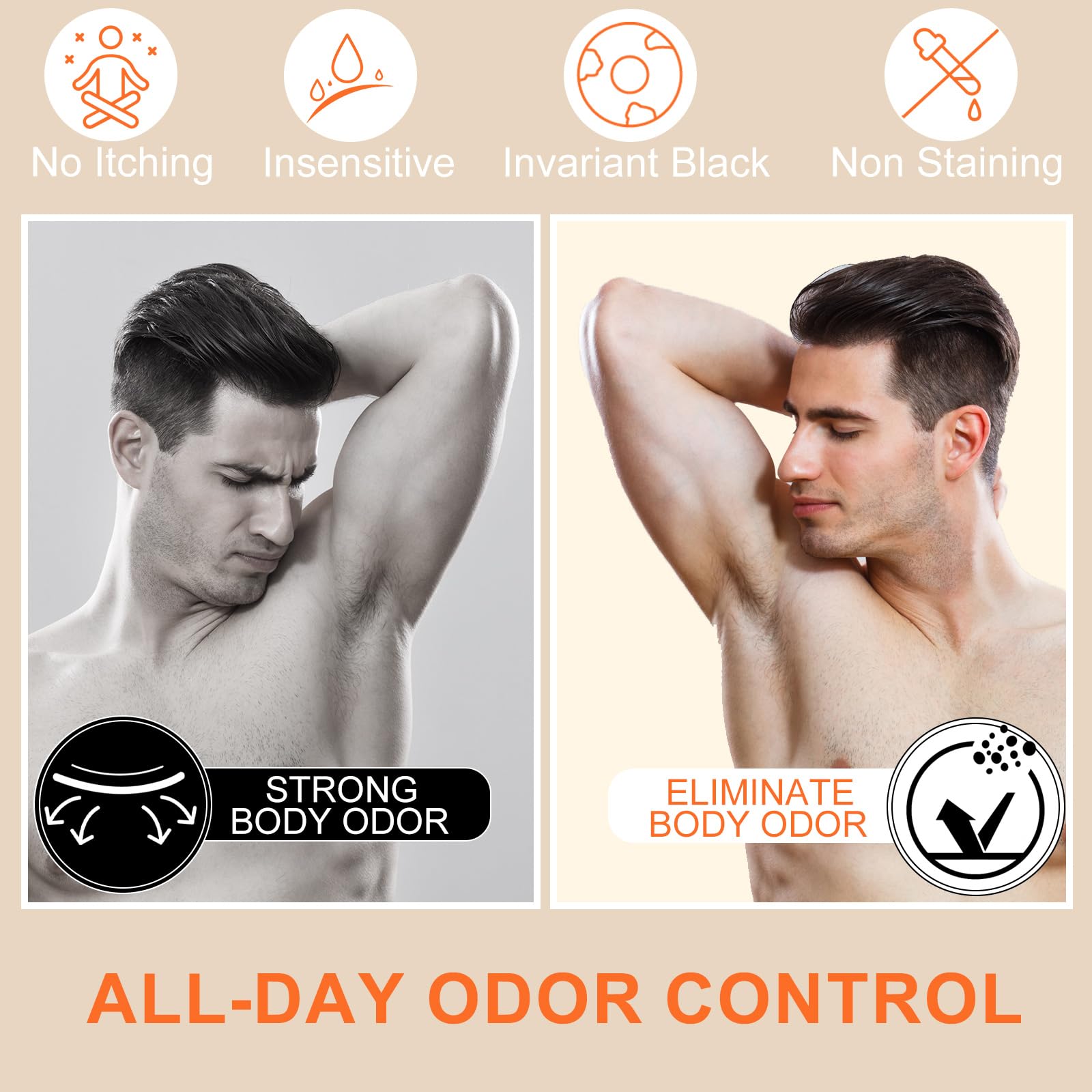 yoniagood in-shower use illustrating quick odor control after exercise