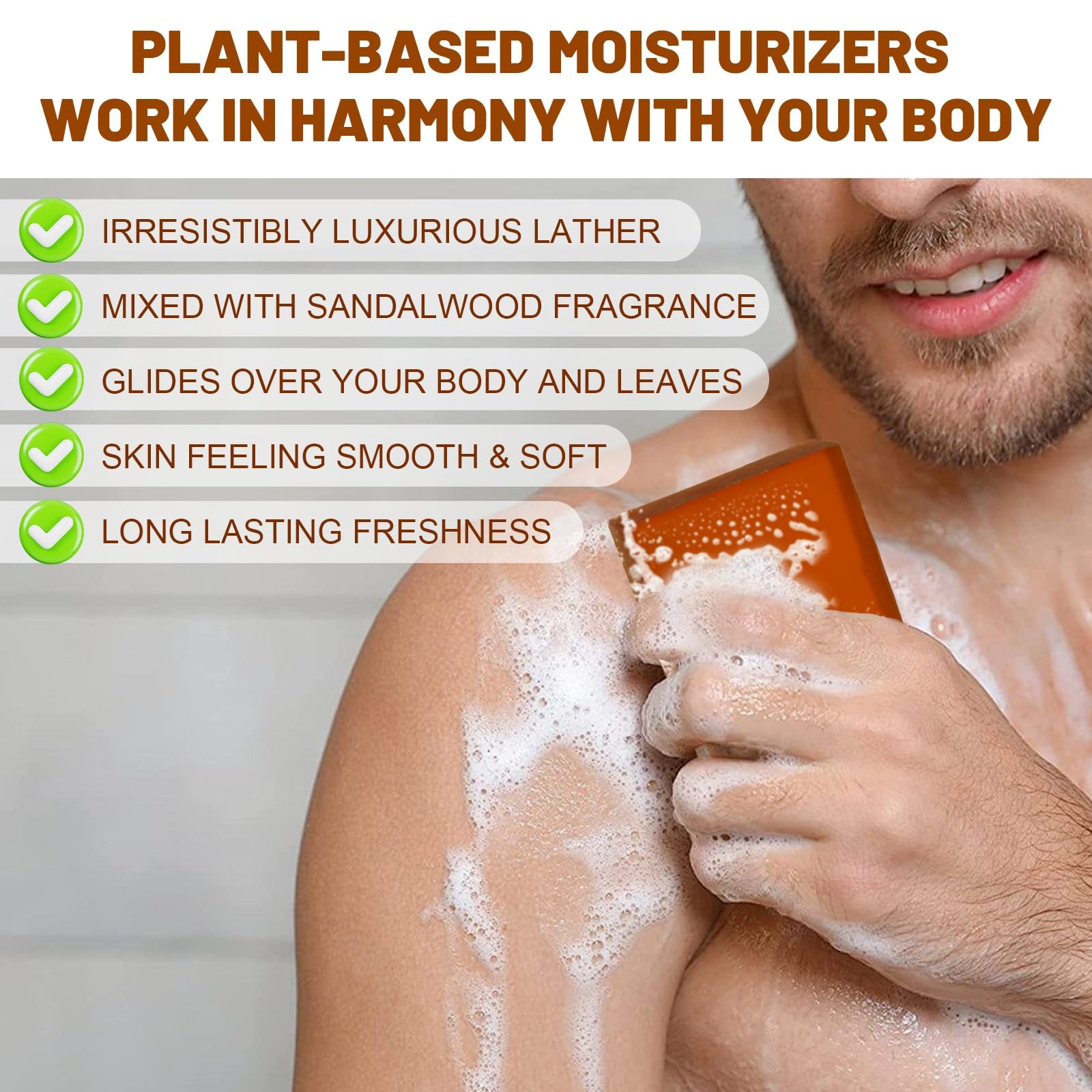 yoniagood rich lather in hand demonstrating effective cleansing