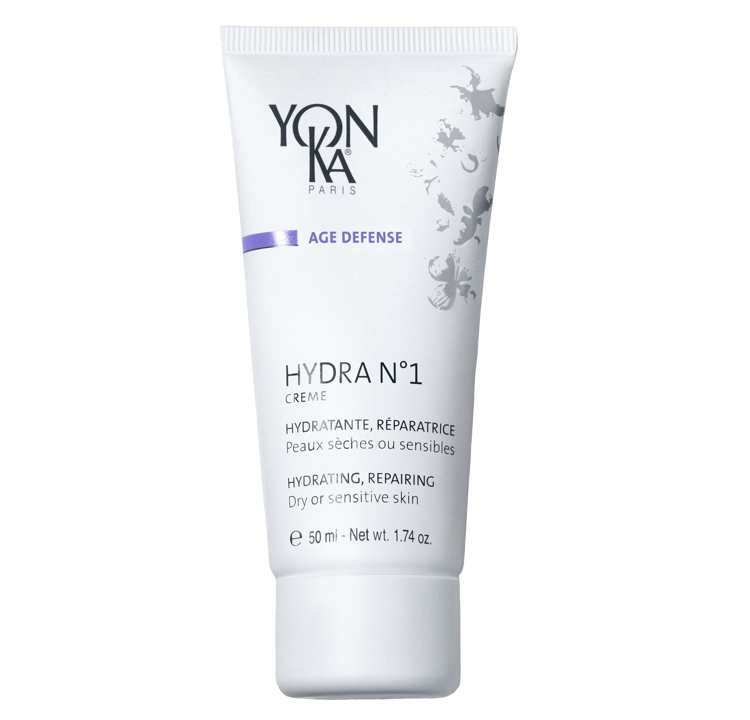 Yonka jar front view showing brand and hydrating cream benefits