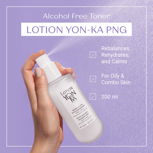 Yonka spray nozzle close-up demonstrating easy mist application and precise control