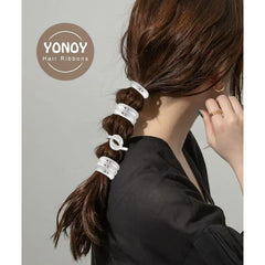 YONOY close-up of metal hoop detail, elegant geometric accent increases style
