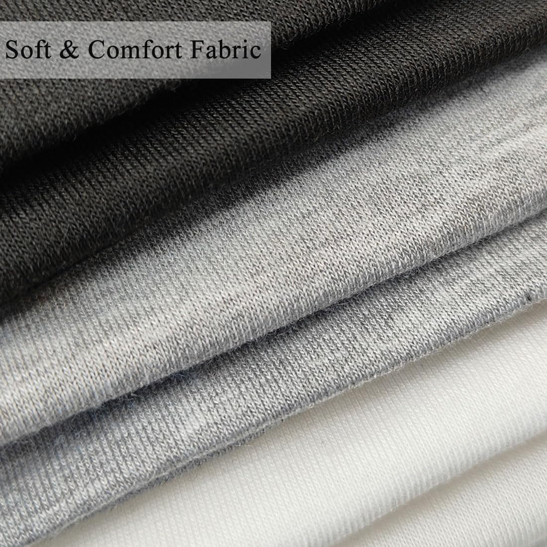 YONUF trio of black white gray colors for neutral outfits