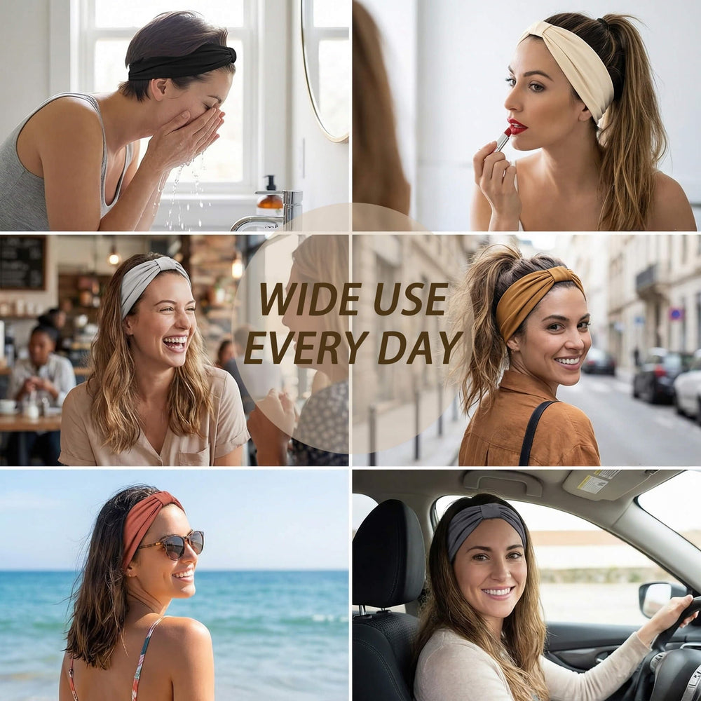 YONUF band folded narrow on model showing sleek everyday styling benefit