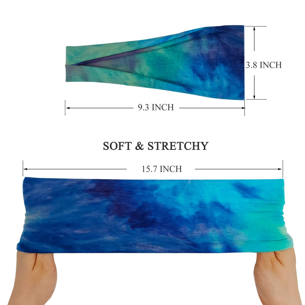 YONUF folded band shown as scrunchie to display versatile styling and hold