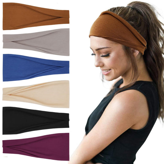 YONUF front pack showing six headbands and quick outfit matching benefit